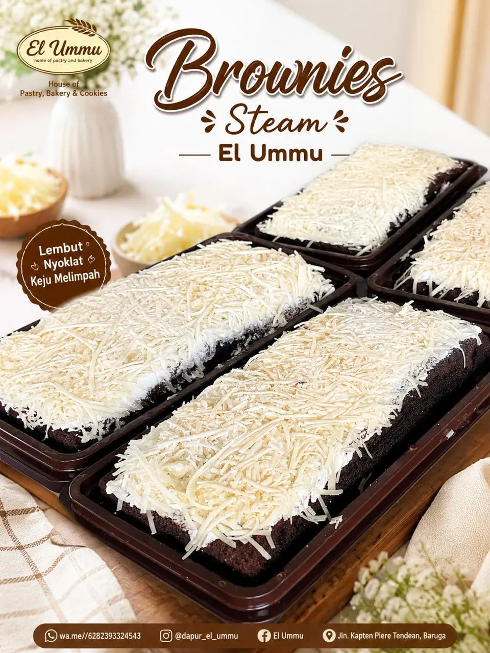 Brownies Kukus Coklat